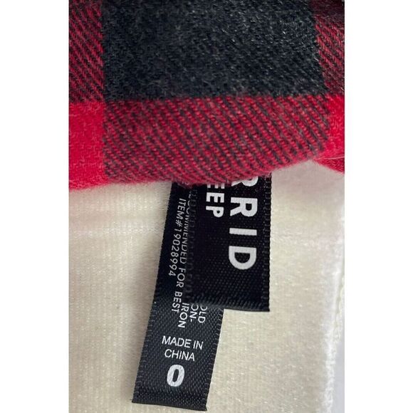 New Torrid Sleep Size L 0 Buffalo Check Pajama Set Red Black p NWT - Picture 9 of 11